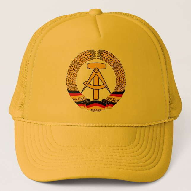 Emblem der DDR - National Emblem of the GDR Trucker Hat (Front)