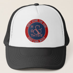 Emblem Hot Thick and Pretty Don't Stare Too Hard Trucker Hat