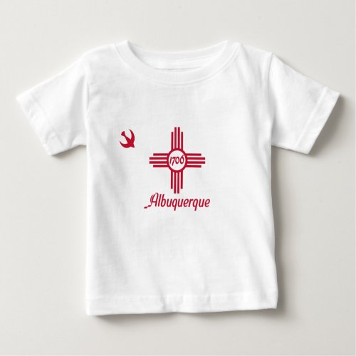 Emblem of Albuquerque New Mexico Baby T_Shirt