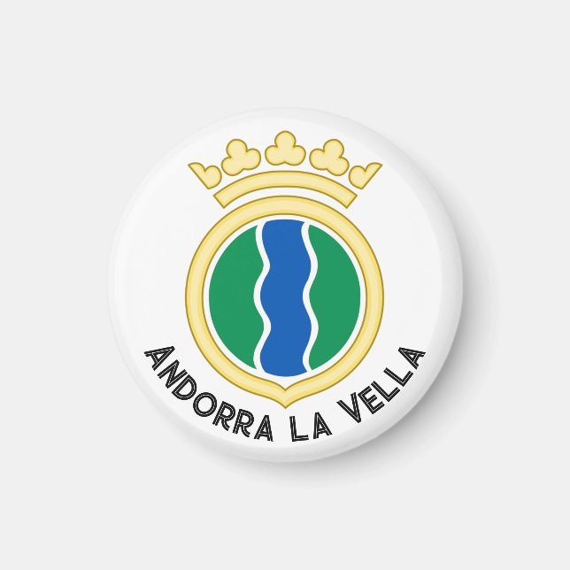 Emblem of Andorra la Vella Magnet (Front)