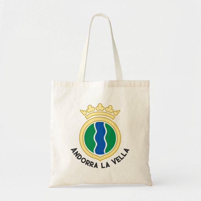 Emblem of Andorra la Vella Tote Bag (Front)