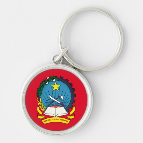 Emblem of Angola Keychain