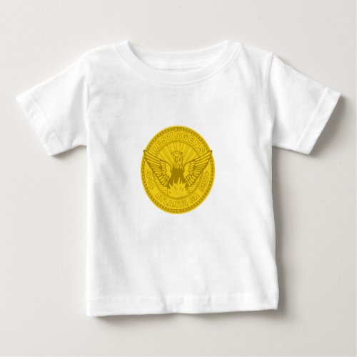 Emblem of Atlanta Georgia Baby T_Shirt