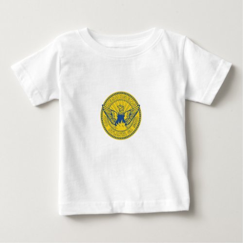 Emblem of Atlanta Georgia Baby T_Shirt