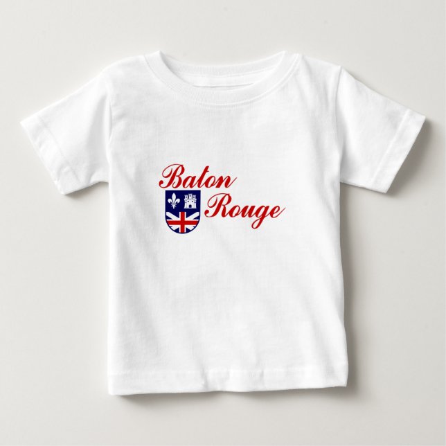 Emblem of Baton Rouge, Louisiana Baby T-Shirt (Front)