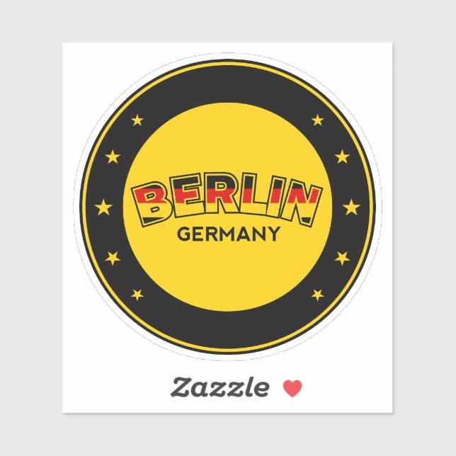 Emblem of Berlin Sticker (Sheet)