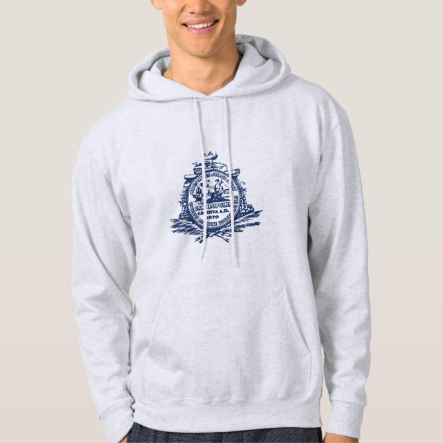 Emblem of Charleston, South Carolina Hoodie (Front)