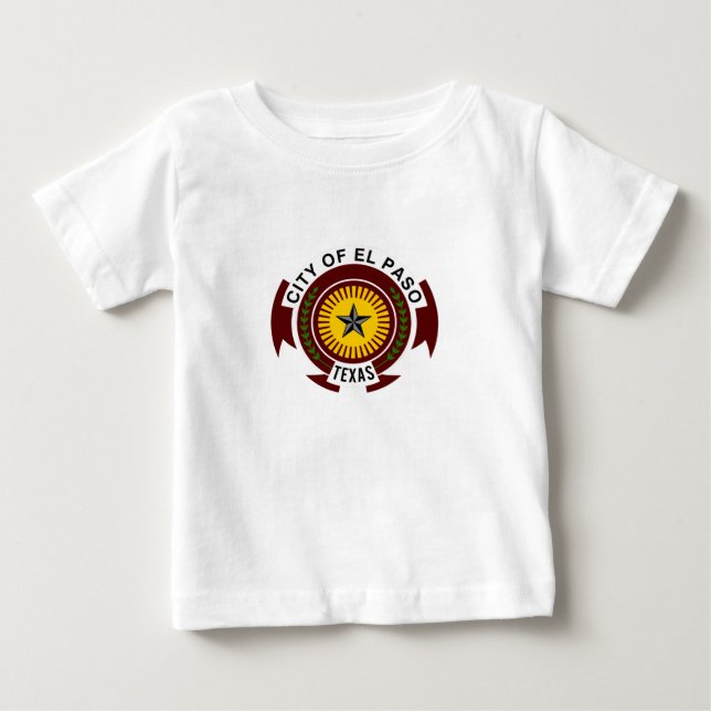 Emblem of City of El Paso, Texas Baby T-Shirt (Front)