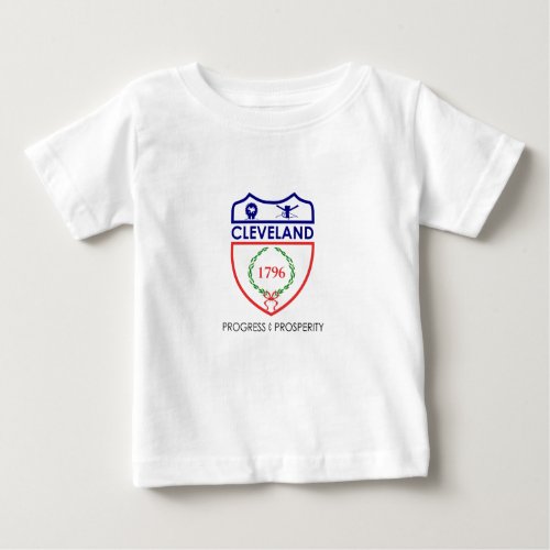 Emblem of Cleveland Ohio Baby T_Shirt