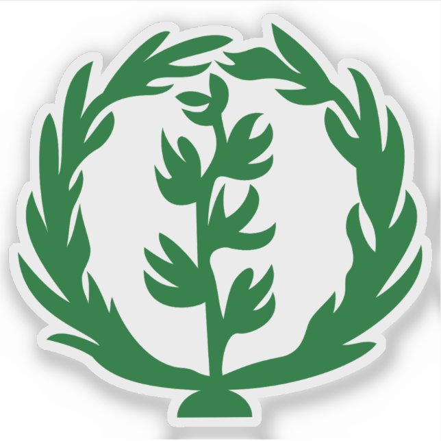 Emblem of Eritrea (1952-1962) Sticker (Front)
