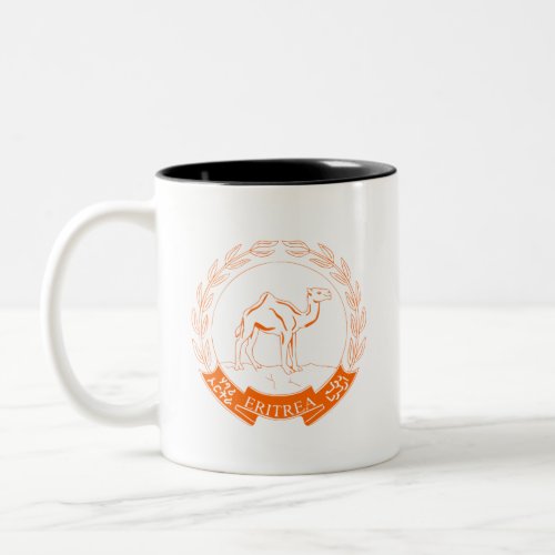 Emblem of Eritrea Two_Tone Coffee Mug