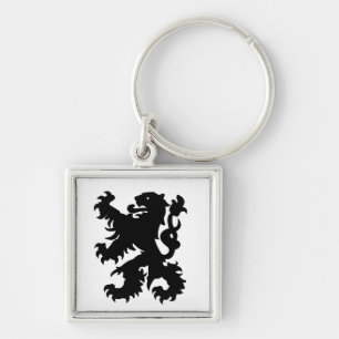 Emblem of Flemish Lion Keychain