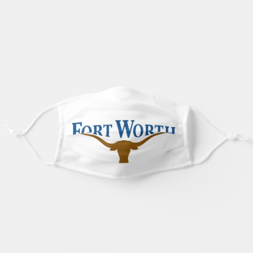 Emblem of Fort Worth Texas Adult Cloth Face Mask