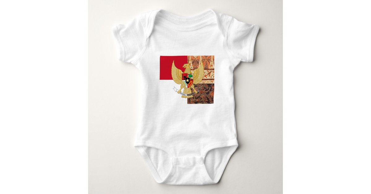 Emblem of Indonesia  Garuda Pancasila Batik  Flag  Baby 
