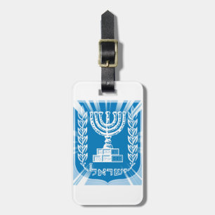 Emblem of Israel Spotlight Luggage Tag