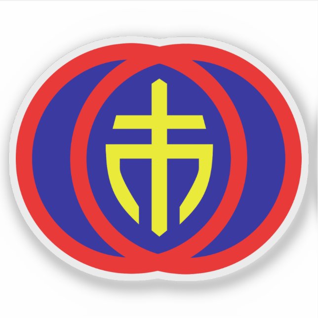 Emblem of Kunming, PR of China (1922–1949) Sticker (Front)