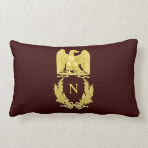 Emblem of Napoleon Bonaparte Lumbar Pillow