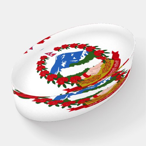 Emblem of Nepal Paperweight