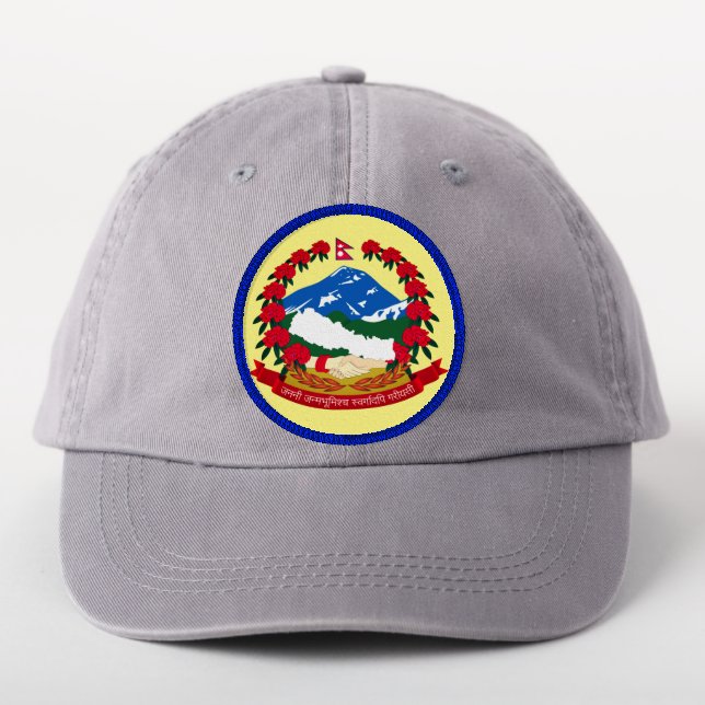 Emblem of Nepal Patch (On Headwear)