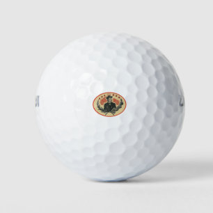 Emblem of patriotic value golf balls