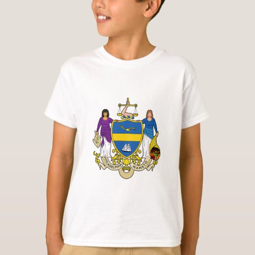 Emblem of Philadelphia Pennsylvania T_Shirt