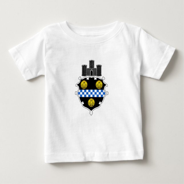 Emblem of Pittsburgh, Pennsylvania Baby T-Shirt (Front)