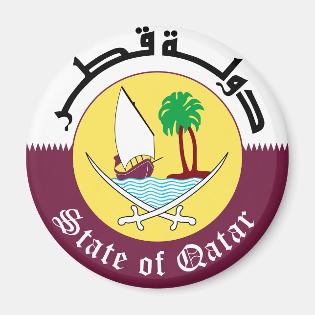 Emblem_of_Qatar Magnet (Front)