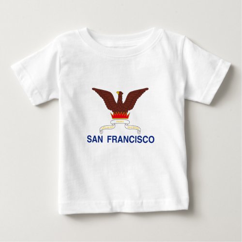 Emblem of San Francisco California Baby T_Shirt