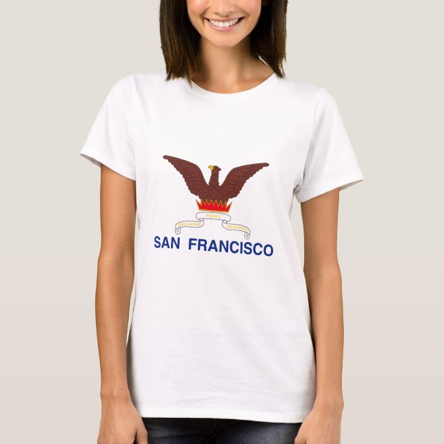 Emblem of San Francisco, California T-Shirt (Front)