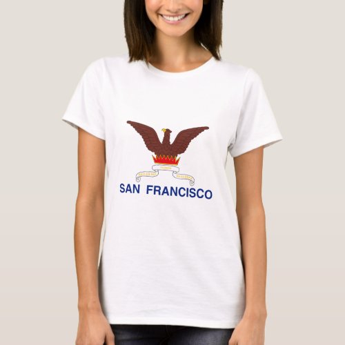 Emblem of San Francisco California T_Shirt