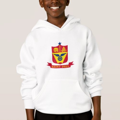 Emblem of St Paul Minnesota Hoodie