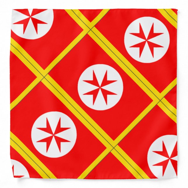 Emblem of the Navy Tuscany Medici Bandana (Front)