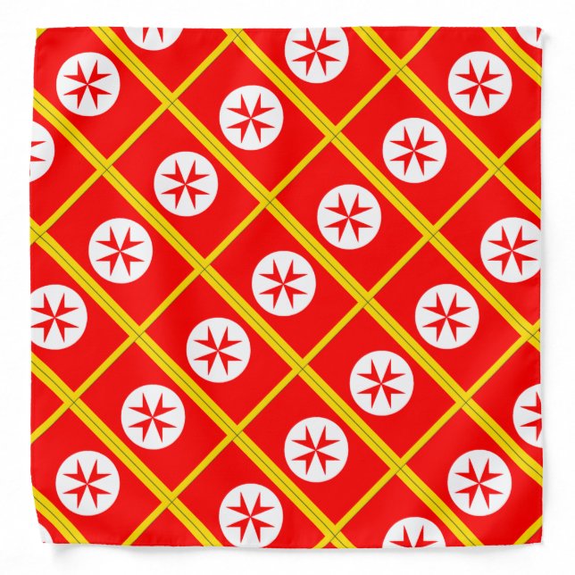 Emblem of the Navy Tuscany Medici Bandana (Front)