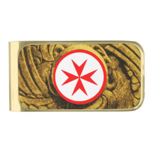 Emblem of the Navy Tuscany Medici Gold Finish Money Clip
