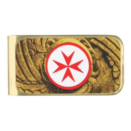 Emblem of the Navy Tuscany Medici Gold Finish Money Clip