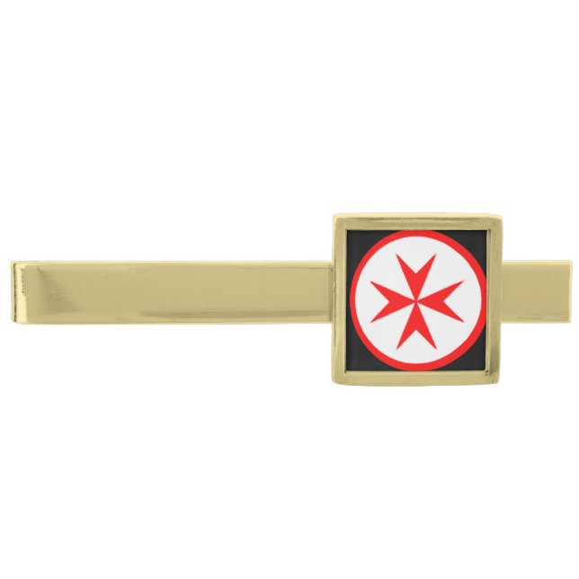Emblem of the Navy Tuscany Medici Gold Finish Tie Bar (Front)