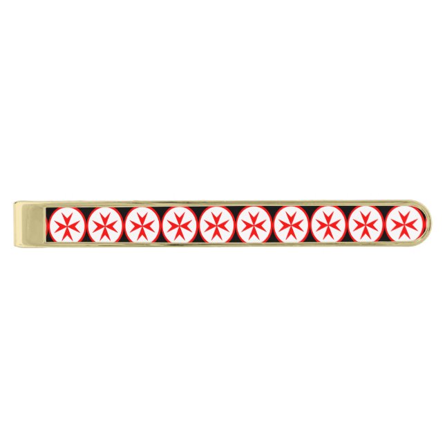 Emblem of the Navy Tuscany Medici Gold Finish Tie Clip (Front)