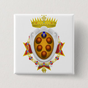 Emblem of the Navy Tuscany Medici Pinback Button