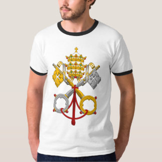 Emblem of the Papacy Official Pope Symbol Coat T-Shirt