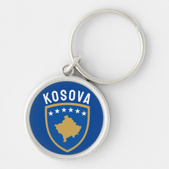 Emblem of the Republic of Kosovo Keychain (Front)