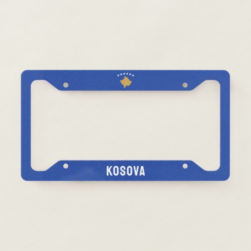 Emblem of the Republic of Kosovo License Plate Frame