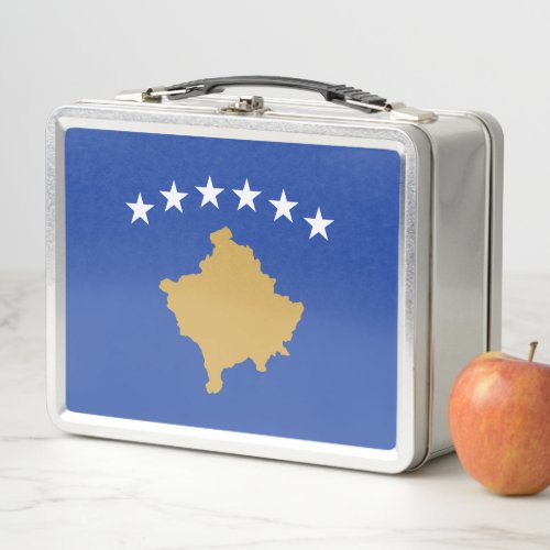 Emblem of the Republic of Kosovo Metal Lunch Box