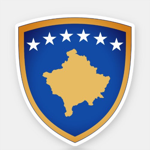 Emblem of the Republic of Kosovo Sticker