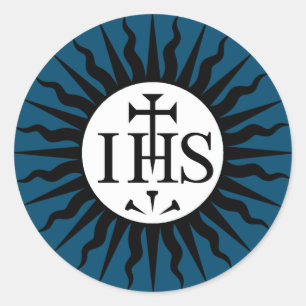 Emblem of the Society of Jesus Classic Round Sticker
