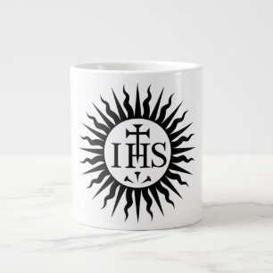 Emblem of the Society of Jesus  Giant Coffee Mug