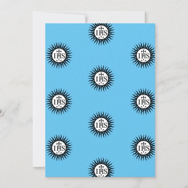 Emblem of the Society of Jesus  Holiday Card (Front)