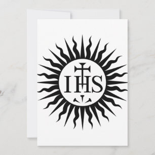 Emblem of the Society of Jesus Invitation