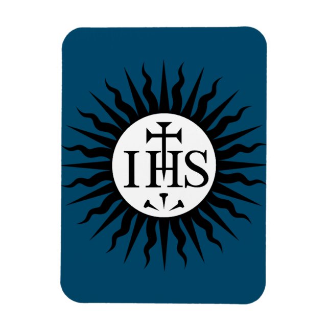 Emblem of the Society of Jesus  Magnet (Vertical)