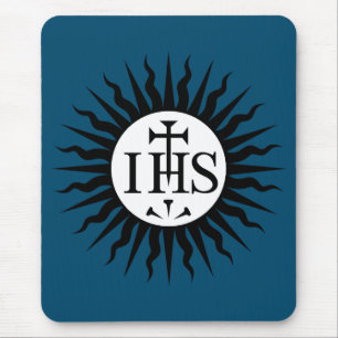Emblem of the Society of Jesus Mouse Pad