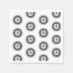 Emblem of the Society of Jesus Napkins